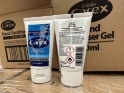 26 PALLETS OF 50ML CAREX HAND SANITISER - 82,368 UNITS