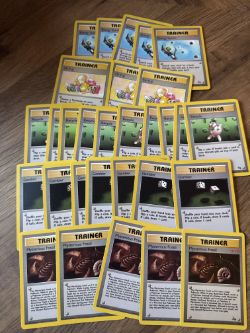 X30 POKEMON FOSSIL SET TRAINER CARDS INCL MR.FUJI