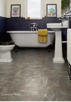 BRAND NEW PALLET 72 BOXES (240M2) TLC BRAND LVT SLATE/MARBLE TILES R10 SLIP RATING (RRP £6,000)