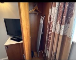 IRONING BOARDS AND IRONS FROM HOTEL