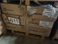 4.32 MSQ CEILING TILES ROCKFON TROPIC E 600 X 600 X 20 MM 240216