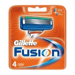 50× GILLETTE FUSION RAZOR BLADES 4-PACKS (200 BLADES TOTAL) – GENUINE, SEALED – BULK DEAL – UK STOCK