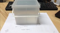 750X LARGE PLASTIC BOX AND LID - 40 UNITS PER BOX