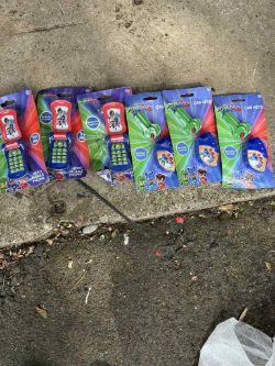 PJ MASKS STOYS NEW UNUSED AND JAKE WALL FOAM STICKER