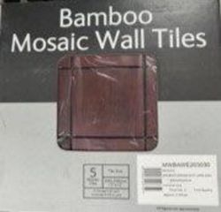 161 PACKS BAMBOO MOSAIC WALL TILES 300 X 300MM