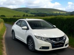 2013 HONDA CIVIC 1.6 I-DTEC – 134K MILES – 6 SPEED MANUAL – £20 ROAD TAX >>--NO VAT ON HAMMER--<<