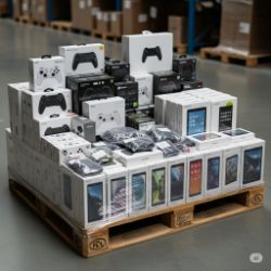 PALLET OF UNMANIFESTED PS/XBOX CONTROLLER PARTS & ANDROID TABLETS (INCL. SAMSUNG) – CUSTOMER RETURNS