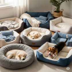 PALLET CONTAINING UNMANIFESTED 200 X DOG BEDS (NEW) - CUSTOMER RETURNS