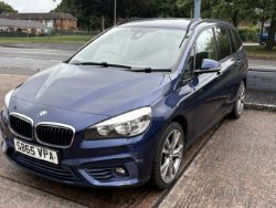 **(ONLY 65K MILEAGE)** 2015 BMW 218I GRAN TOURER SPORT – 1.5 PETROL – MANUAL>>--NO VAT ON HAMMER--<<