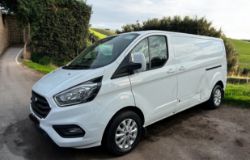 **(ONLY 44K MILEAGE)** 2023 FORD TRANSIT CUSTOM 130 BHP L2H1 320 LWB LIMITED