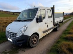 2012 RENAULT MASTER CREW CAB ML35 150 RWD L2H1 LWB ALLOY DROPSIDER