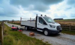 2021 FORD TRANSIT 350 LEADER L4H1 RWD DROPSIDE WITH TAIL LIFT>>--NO VAT ON HAMMER--<<