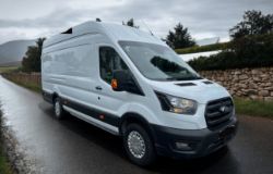 **(ONLY 83K MILEAGE)** 2023 FORD TRANSIT T350 130 BHP L4 H3 EXTRA LONG WHEEL BASE EXTRA HIGH ROOF