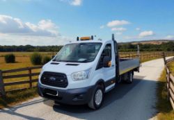 2016 (66 PLATE) FORD TRANSIT 350 TDCI 125BHP RWD LWB DROPSIDE WITH TAIL LIFT >-NO VAT ON HAMMER--<<