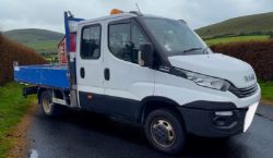 **(ONLY 96K MILEAGE)** 2016 IVECO DAILY CREW CAB DROPSIDE