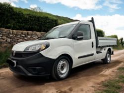 **(ONLY 71K MILEAGE)** 2021 FIAT DOBLO 1.6 MULTIJET WORKUP ALLOY DROPSIDE VAN