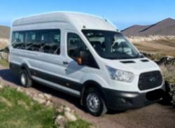 **(ONLY 60K MILEAGE)** 2016 FORD TRANSIT 460 TREND 125BHP L4H3 17-SEATER MINIBUS