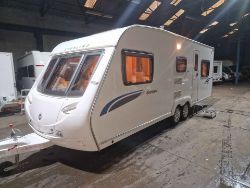 2010 STERLING EUROPA 650 6 BERTH TWIN AXLE TOURING CARAVAN >>--NO VAT ON HAMMER--<<