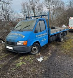 1994 (M REG) FORD TRANSIT 190D LWB FLAT BED – SPARES OR REPAIRS