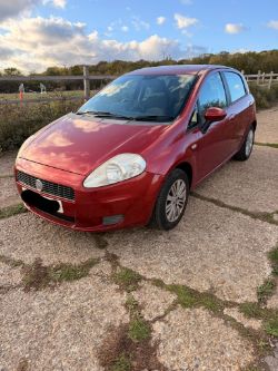 2008 FIAT PUNTO ELEGANZA 1.4 PETROL MANUAL – RED >>--NO VAT ON HAMMER--<<