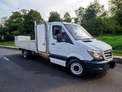 2015 MERCEDES-BENZ SPRINTER 313 CDI – LWB DROPSIDE PICKUP >>--NO VAT ON HAMMER--<<