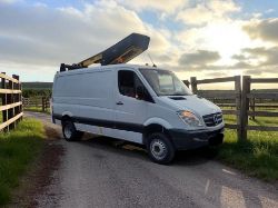 2012 MERCEDES-BENZ SPRINTER 513CDI 5000KG CHERRY PICKER>>--NO VAT ON HAMMER--<<