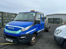 2017 IVECO DAILY 50C15D HOOK LOADER