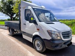 2016 MERCEDES-BENZ SPRINTER 313 CDI 6-SPEED DROPSIDE PICKUP >>--NO VAT ON HAMMER--<<