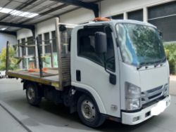 **(ONLY 110K MILEAGE)** 2019 ISUZU GRAFTER N35 FLAT BODY 3.5 TON TRUCK