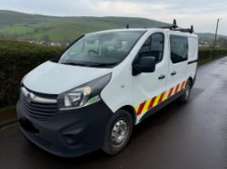 2017 VAUXHALL VIVARO 1.6 CDTI SWB 6-SEATER FACTORY DOUBLE CAB