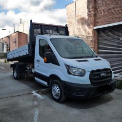 **(ONLY 46K MILEAGE)** 2020 FORD TRANSIT 350 LEADER 130BHP TDCI LWB TIPPER PICKUP