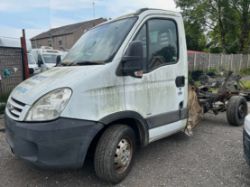 2009 (09 REG) IVECO DAILY 35S12 CHASSIS CAB – SPARES OR REPAIRS