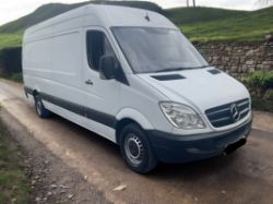 2012 MERCEDES-BENZ SPRINTER 3.5T LONG WHEELBASE PANEL VAN >>--NO VAT ON HAMMER--<<