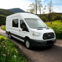 2016 FORD TRANSIT 350 L4H3 JUMBO – 2.2 TDCI DIESEL – MANUAL– CREW CAB