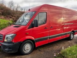 2016 MERCEDES-BENZ SPRINTER 311 CDI RWD LWB HIGH ROOF PANEL VAN