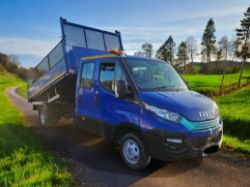 2019 IVECO DAILY 3.0 SOCIS L2 CREW CAB TIPPER