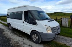 **(ONLY 99K MILEAGE)** 2012 FORD TRANSIT T350 LWB 14-SEATER MINIBUS