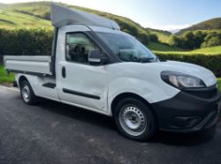 **(ONLY 73K MILEAGE)** 2021 FIAT DOBLO 1.6 MULTIJET WORKUP ALLOY DROPSIDER