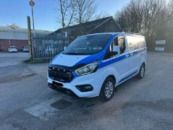 2021 FORD TRANSIT CUSTOM 130BHP L2H1 LIMITED – 1 OWNER – EURO 6 – ULEZ COMPLIANT