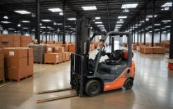 2018 TOYOTA 02-8FGF18 LPG FORKLIFT – 1.8T CAPACITY, TRIPLEX MAST, 3,000 HRS