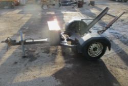 TEREX MBR71 VIBRATING ROLLER WITH TRAILER