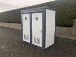 UNUSED BASTONE DOUBLE TOILET UNIT