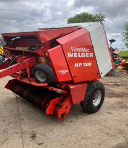 WELGER RP200 ROUND BALER – MASTER CUT