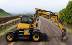 2017 JCB HYDRADIG 110W WHEELED EXCAVATOR / DIGGER