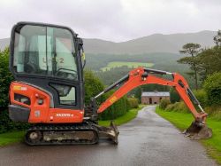 KUBOTA KX015-4 MINI EXCAVATOR – 2017