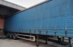 SDC HALDEX EB+ ADR TV.EGG.094-04 CURTAIN SIDER TRAILER WITH D HOLLANDIA TAIL LIFT