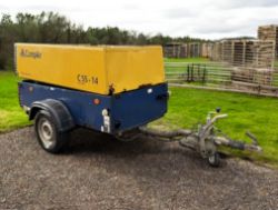 2009 COMPAIR C55-14 ROAD TOWABLE COMPRESSOR