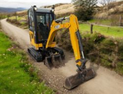 2020 JCB 19C-1 1.9T MINI EXCAVATOR / DIGGER WITH QUICK HITCH AND 3 BUCKETS – 1,651 HOURS