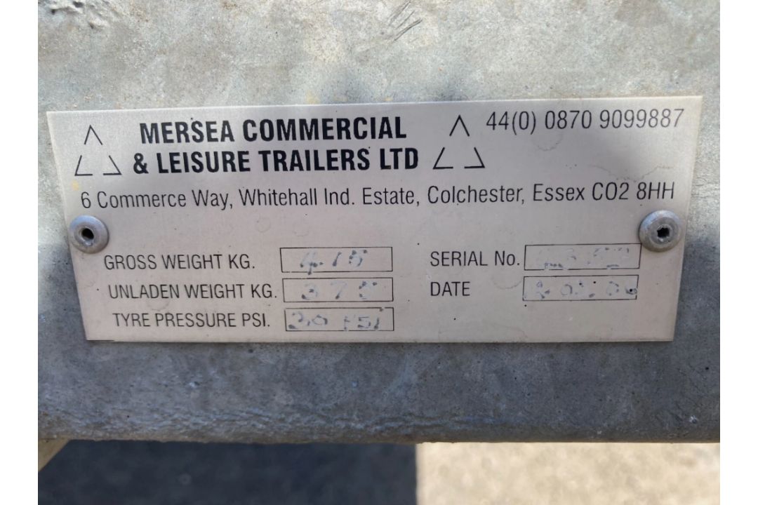 LIGHTWEIGHT UNBRAKED CAR TRAILER - Image 7 of 7