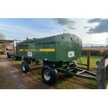 2020 BUNDED DIESEL BOWSER WITH PETROL ENGINE PUMP – 4500 LITRES
